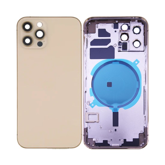 Tampa Traseira+Frame Apple iPhone 12 Pro Dourado Tampa Traseira+Frame Apple iPhone 12 Pro Dourado